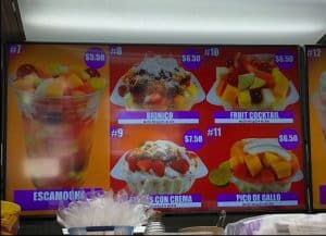 Creamy fresas con crema, a traditional Mexican dessert enjoyed in Baldwin Park.